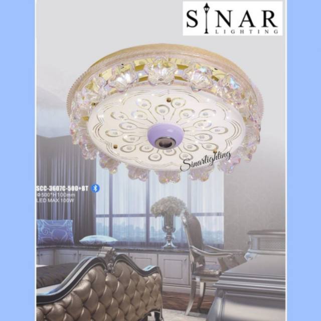  Lampu hias plafon kristal LED 7063 50 Shopee Indonesia