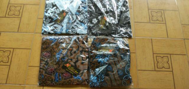 Nabila Batik Jumbo M / 10xl Kemeja Lengan Pendek Motif Daun Kering Murah Batik Jumbo