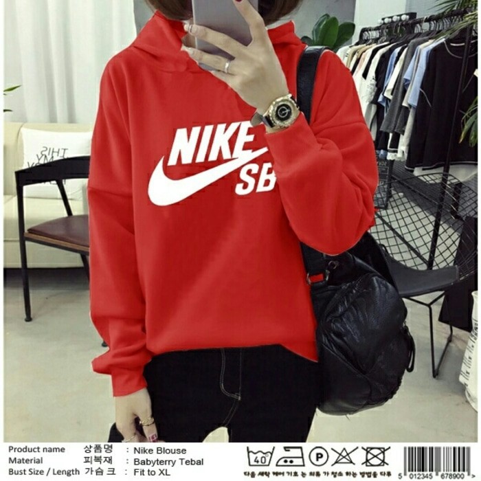 Sweater pria  Hoodie Red Nike Sb