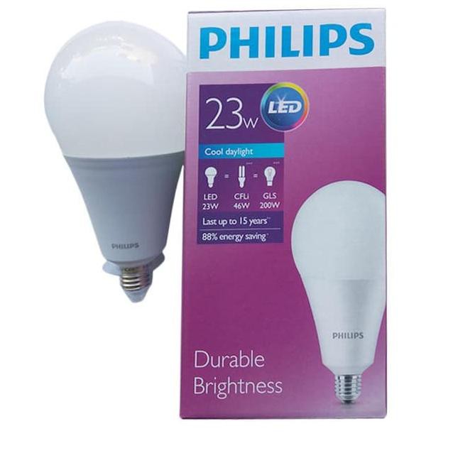 ➚Vg6 Lampu LED Philips 23 watt Bohlam 23w / Philip Putih 23 w Bulb 23watt ≛ (Grosir)