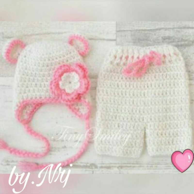 KOSTUM BERUANG / KOSTUM KARAKTER / KOSTUM RAJUT / KOSTUM FOTO BAYI / KOSTUM NEWBORN / BABY PROPS