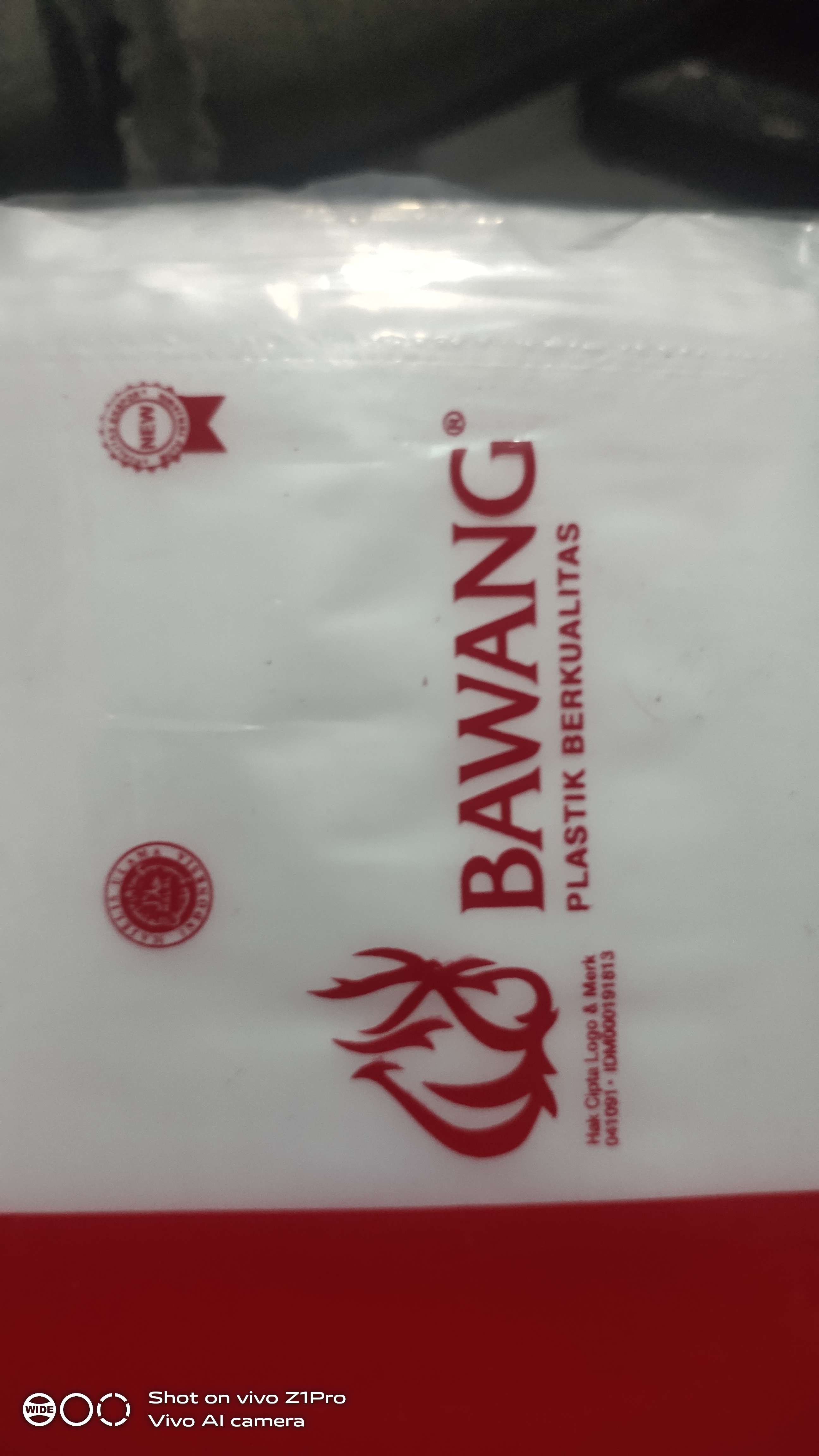 Plastik Pe / Plastik Es Merk Bawang +/- 200gr/pak