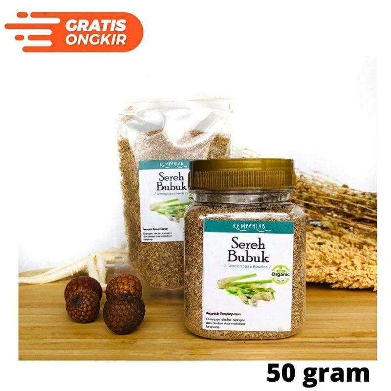 

REMPAHLAB SEREH HALUS / SEREH BUBUK / JUALSEREH BUBUK ORGANIK / LEMONGRASS ORGANIK