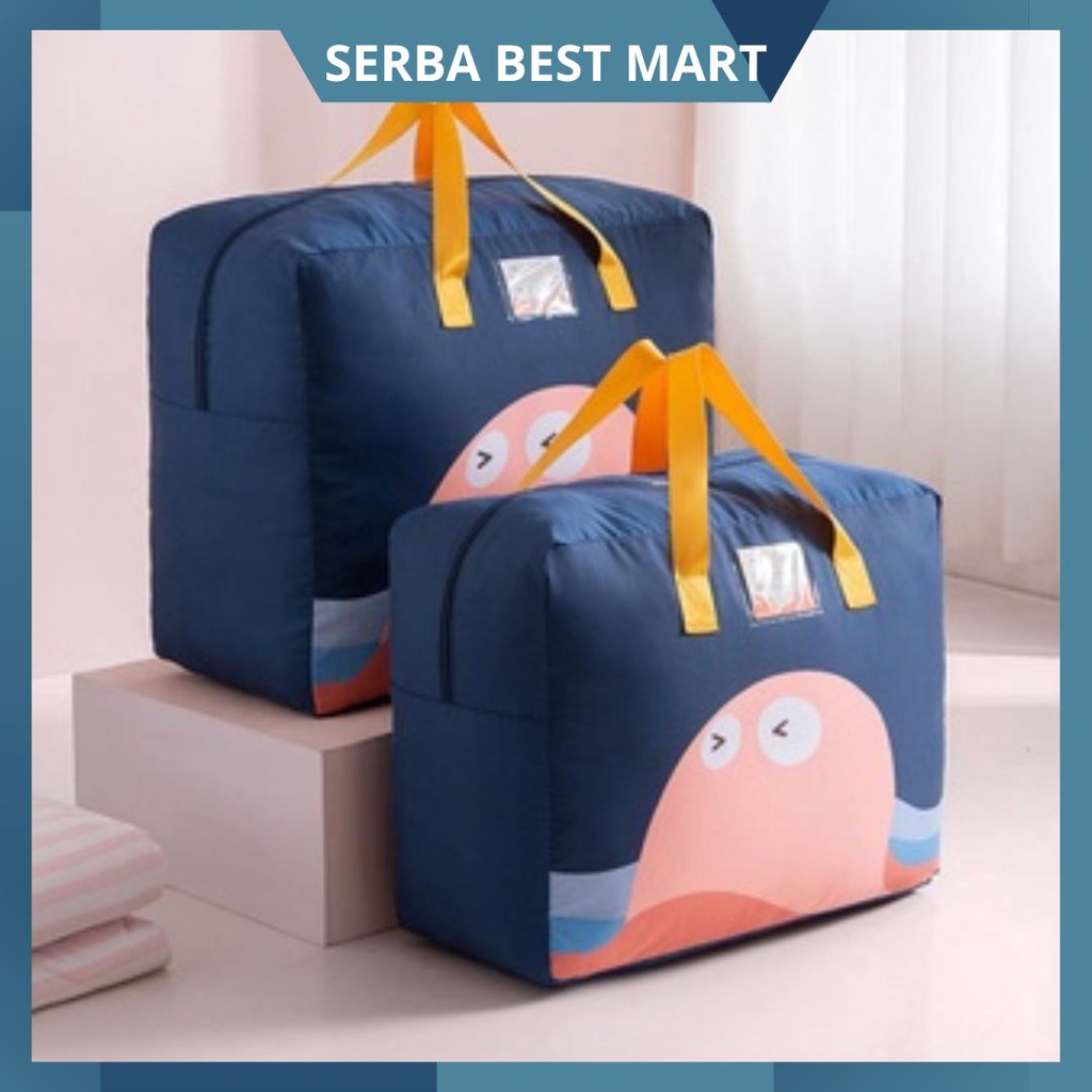 READY STOK Tas Traveling Jinjing Jumbo Tas Perlengkapan Bayi / Anak Tas Penyimpanan Pakaian Selimut 