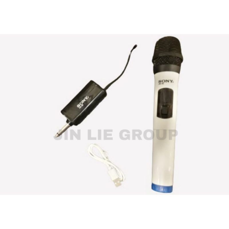 MIC WIRELESS SONY SINGLE JM-99 PUTIH