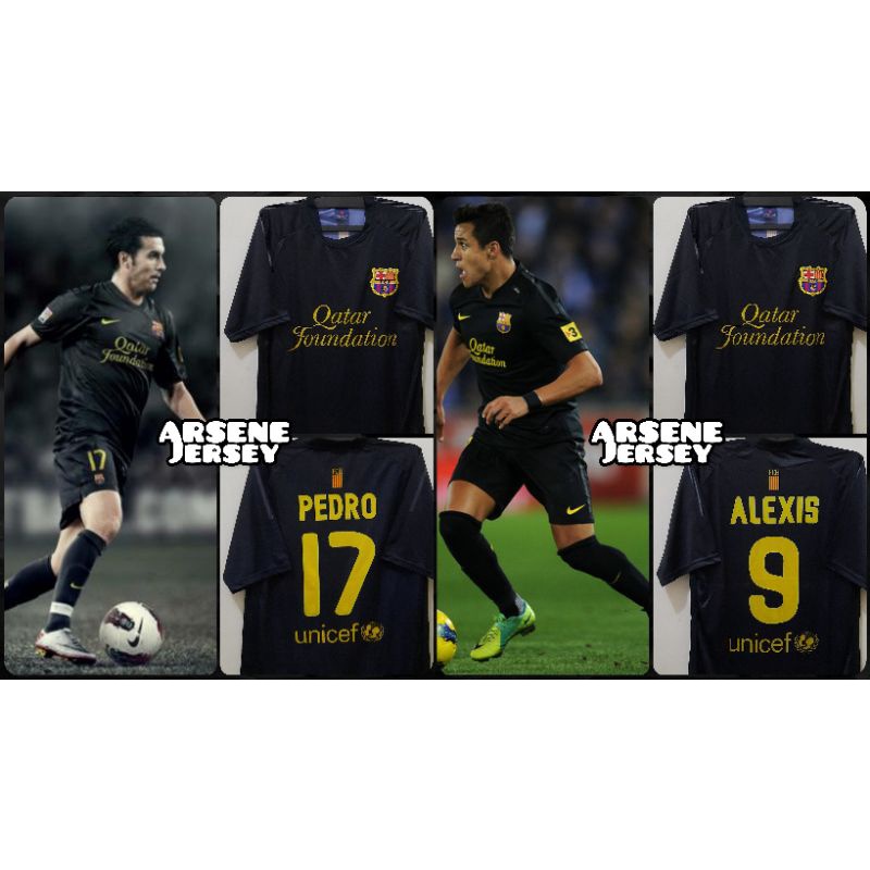 Jersey BARCELONA Away 2011/12 PEDRO/ALEXIS Multisport