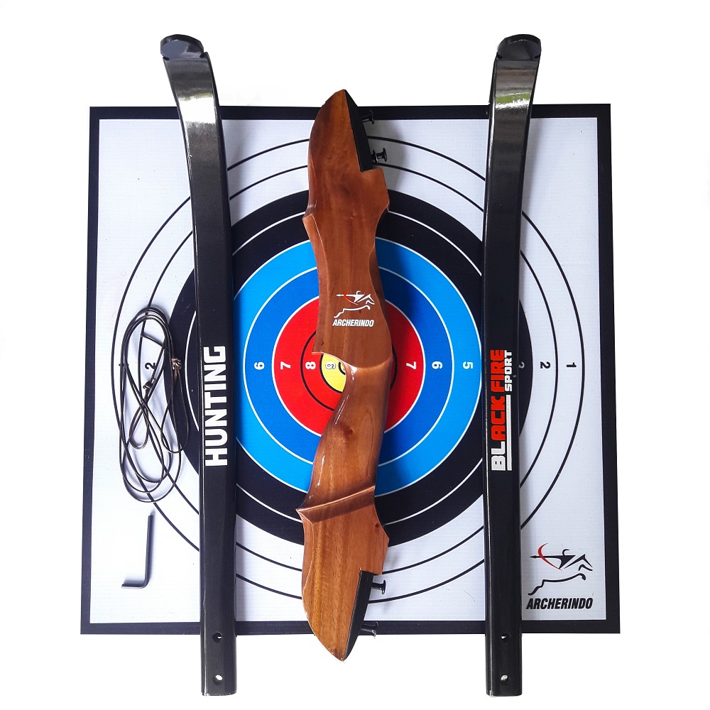 Bow Archery R50 Bolt System Natural - Panahan Dewasa R50 Baud Natural Plus Aksesories