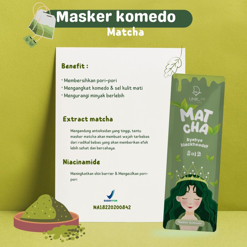 MASKER KOMEDO BY UMIKYO BPOM ORI 100%