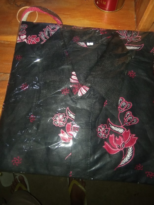 Batik Couple Keluarga Sania Ruffle Ori Ndoro Jowi Dnt Motif Sakura Merah Termurah Shopee