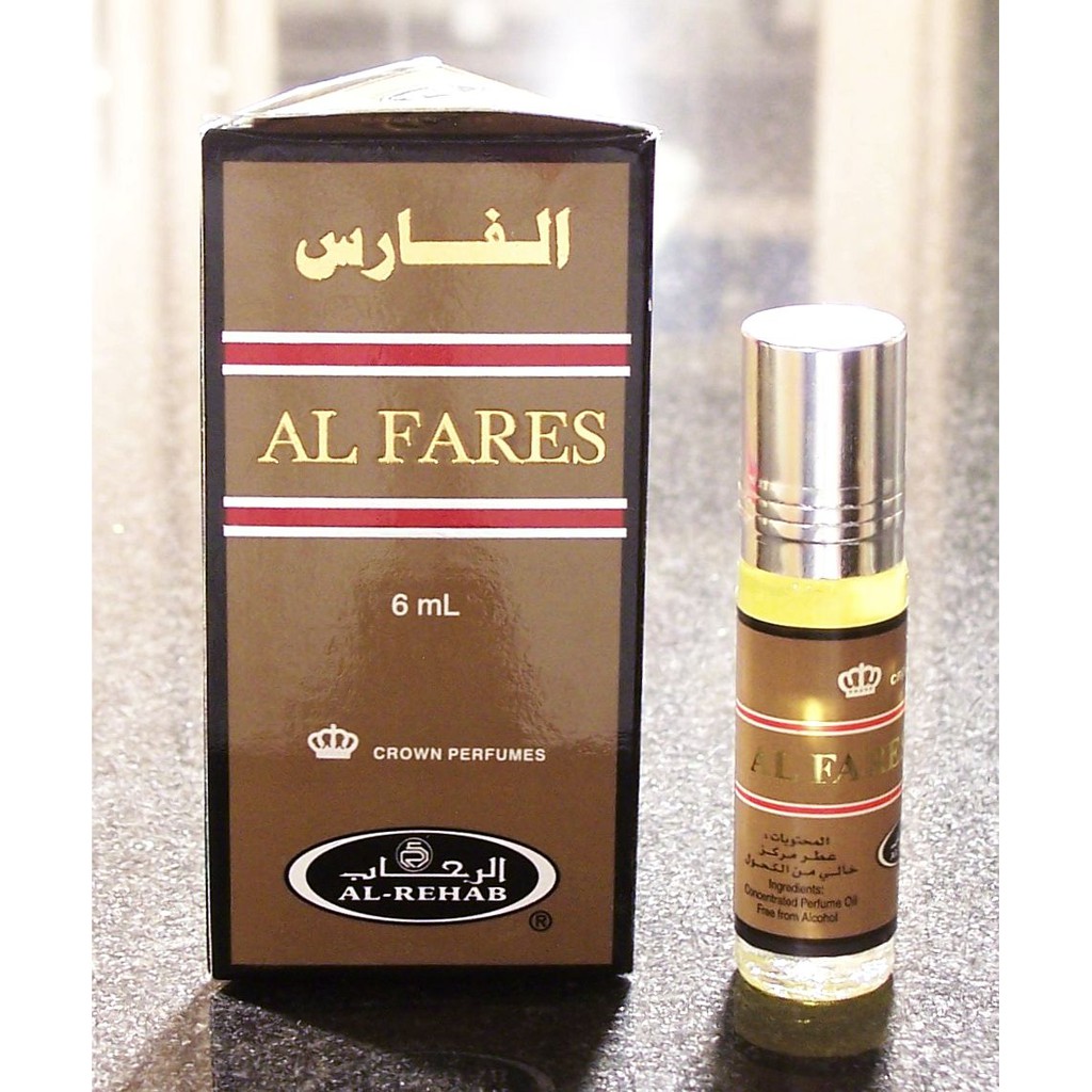 Parfum Free Alkohol AL REHAB ALREHAB Jenis AL FARES 6ml AL FARES