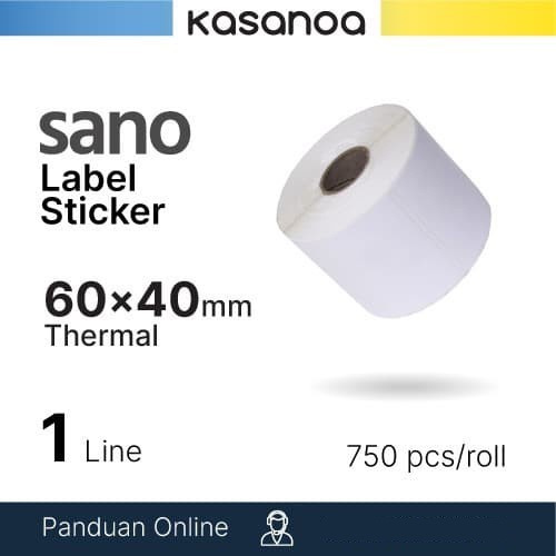 

Barcode Label Thermal SANO 60x40 L-1