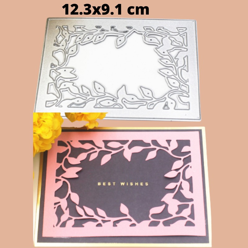 Cetakan Stensil Cutting Dies Bahan Metal untuk Scrapbook / Craft DIY / Embossing.Part Four