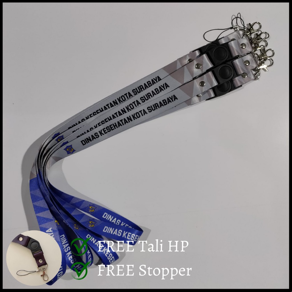 

[DINKES SBY] Tali Lanyard Custom / Lanyard Staff / Tali Custom Tali HP