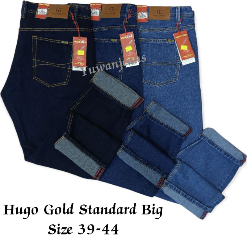 Celana jeans pria HUGO GOLD super jumbo 39-44 premium HUGO GOLD ORIGINAL 2022 // celana pria super b