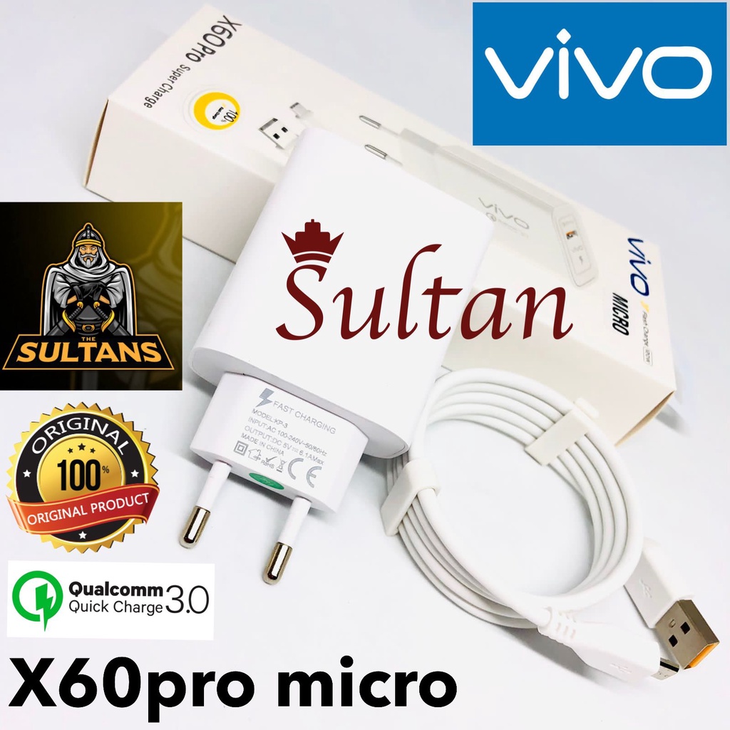 PROMO Charger Vivo X60pro MICRO-USB Ori  Casan Vivo X60pro TYPE-C For Android ori