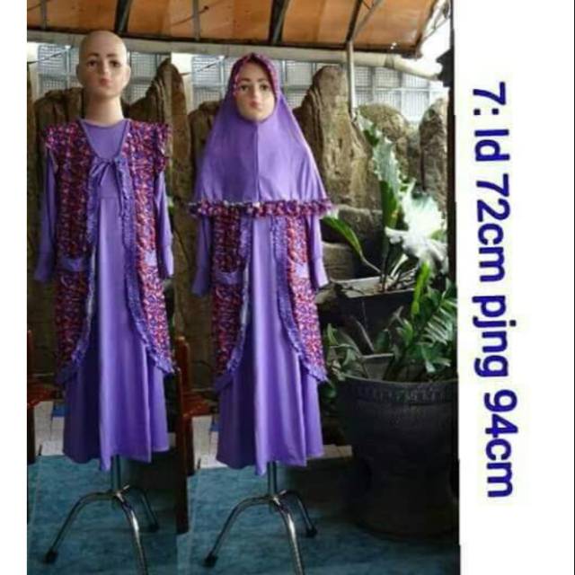 Gamis cardigan