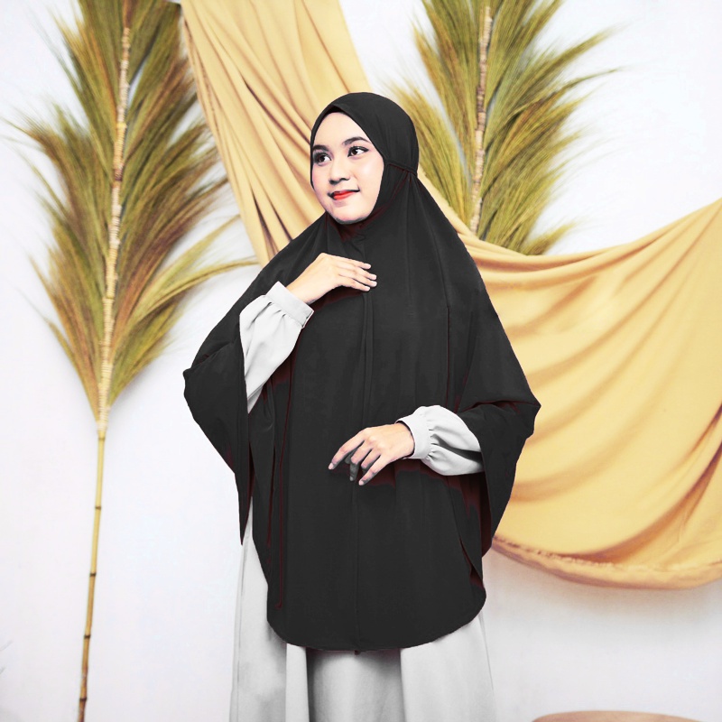 PROMO HIJAB JILBAB KHIMAR SYARI BERGO KHIMAR TALI AISYAH JUMBO JERSEY PREMIUM MURAH MERIAH FHF