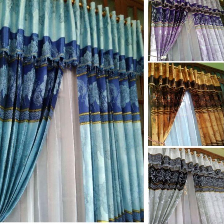 (SIAP KIRIM) Gorden Prada Model Poni Pisah /Gorden Jodha/Korden Joda/Horden Jodha