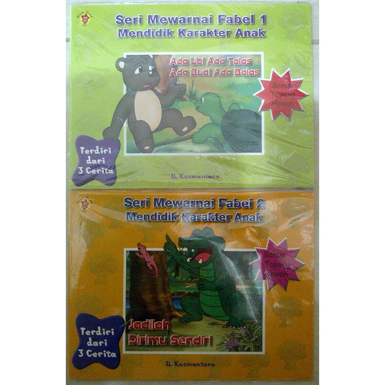 

Seri Mewarnai Fabel 1+2 Mendidik Karakter Anak