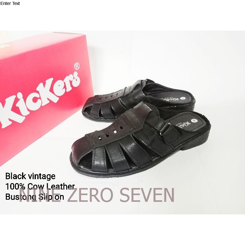 Bustong pria crocodile bahan kulit sapi warna hitam