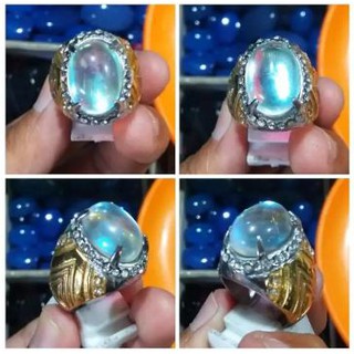 Cincin Batu Akik Mata Kucing Biru Terbaik Shopee Indonesia