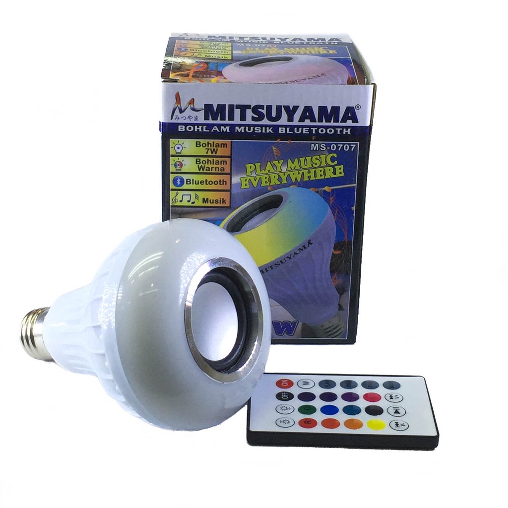 Mitsuyama MS-0707 Lampu Bluetooth Speaker LED With Remote