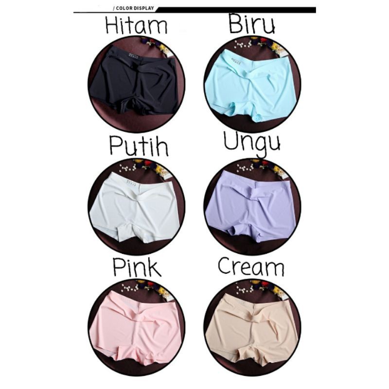 Celana Dalam Wanita Seamless Boxer 012