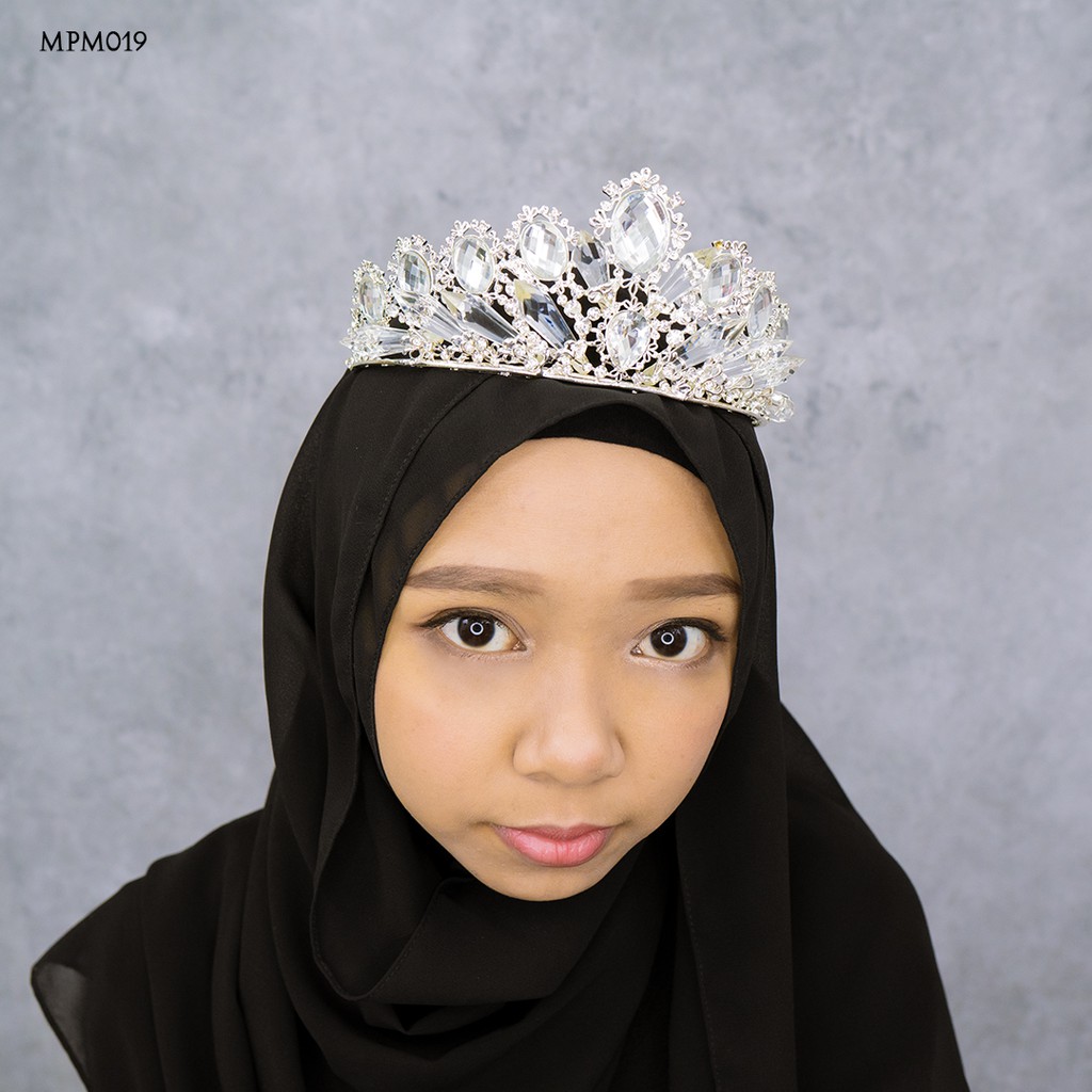 [PRODUK TERBATAS] HEADPIECE PERNIKAHAN HIJAB WOMEN PREMIUM DIAMOND MPM019