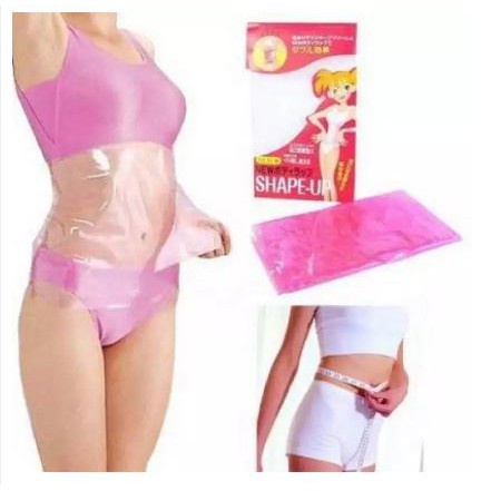 ⭐️ Jendela Kosmetik ⭐️ Shape Up Waist / Sauna Perut / Sauna Paha / Slimming Wrap / Plastik Sauna / Pengecil Perut / Pengecil Paha / Pelangsing Badan / Pelangsing Perut / Pelangsing Paha 11