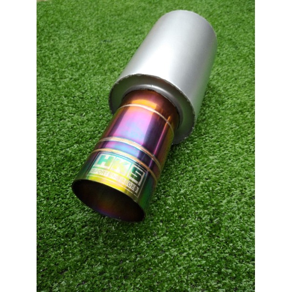 knalpot mobil racing hks pelangi bisa request suara bass empuk/bass kering