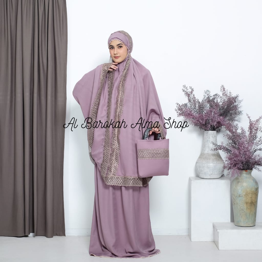 Mukena Dewasa Shakilla Mewah Renda Swaroski