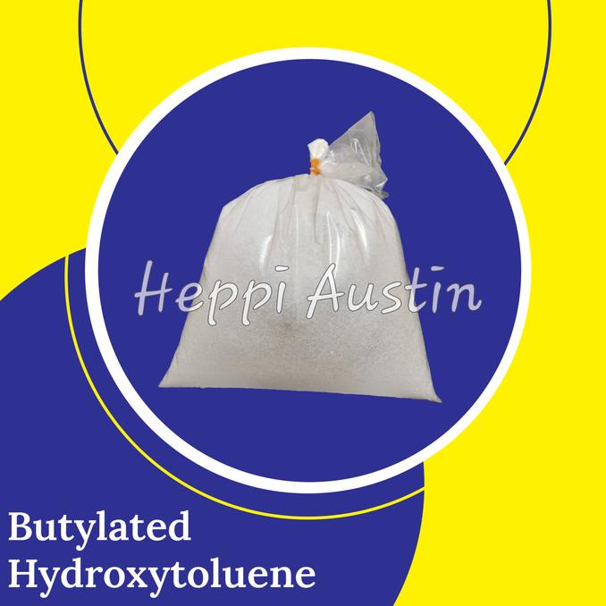 

BHT Antioksidan Butylated Hydroxytoluene Antioxidant 500 Gram