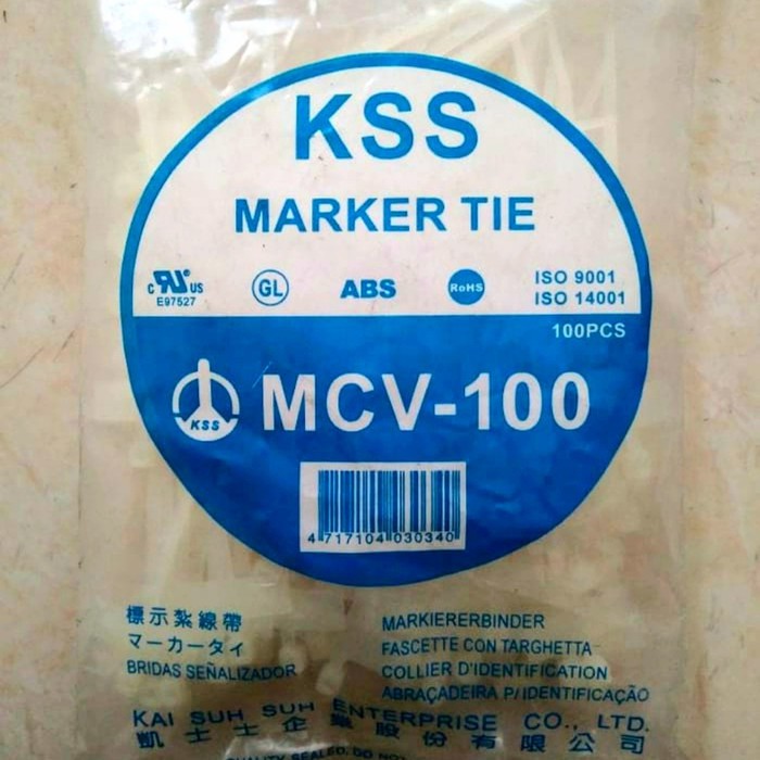 

[BISA COD] Kabel Ties Label Kss Mcv-100 DISKON