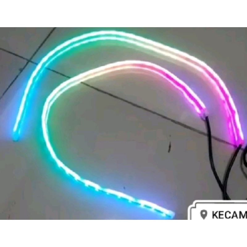 lampu alis RGB 24 volt 60 cm