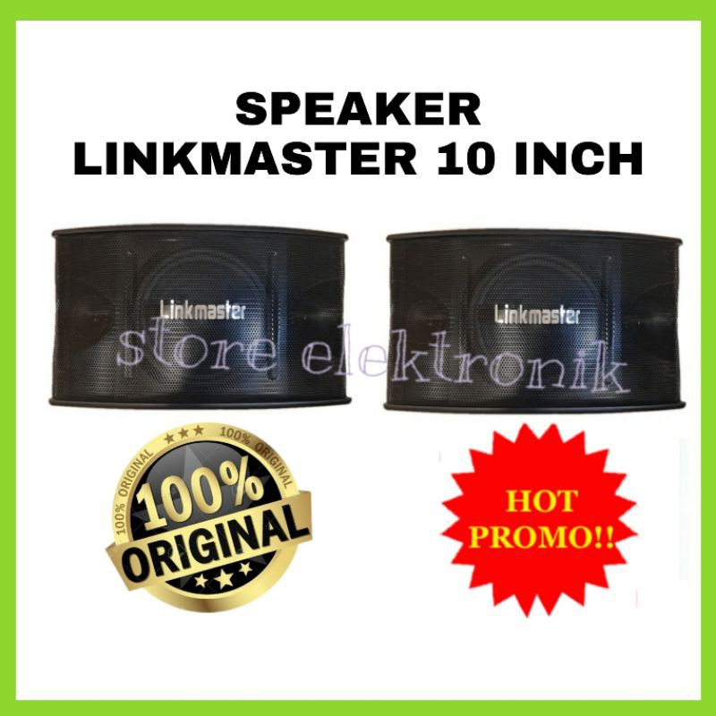 Speaker Pasif Linkmaster 10 Inch Pa 106 Xc 2 Original Produk Linkmaster