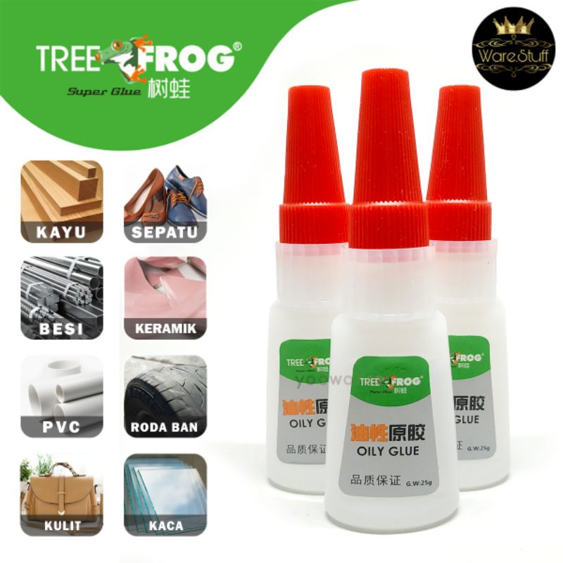

Tree Frog Super Glue / Lem Besi Cair 25gr