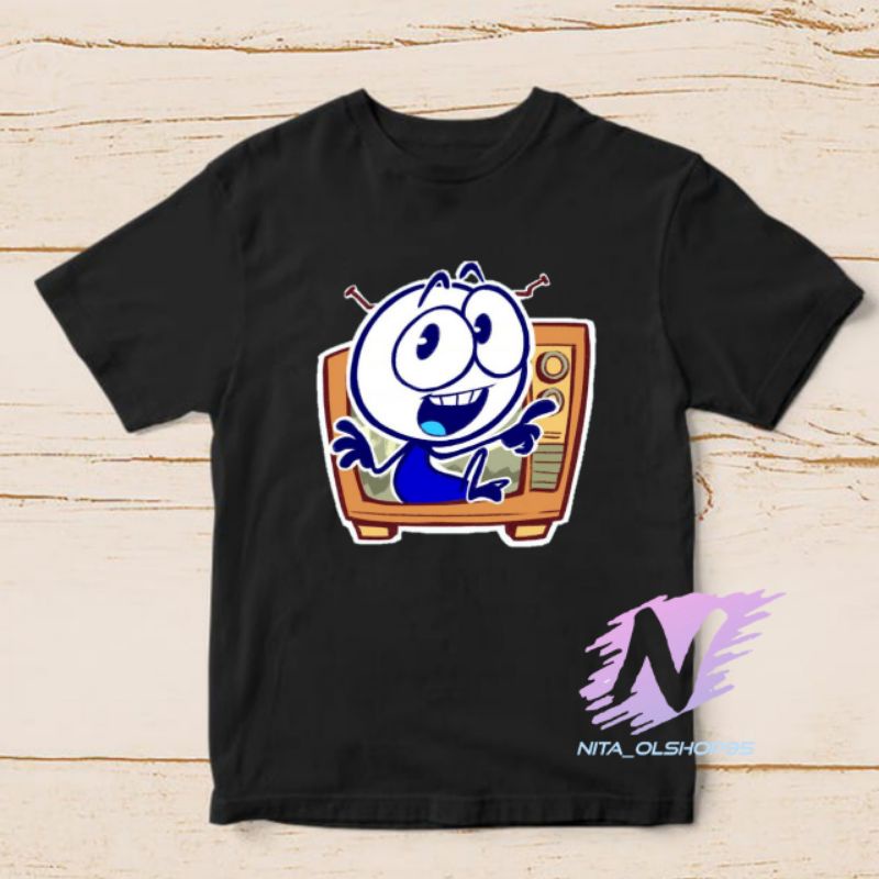 baju kaos anak karakter pencilmation kartun Yt