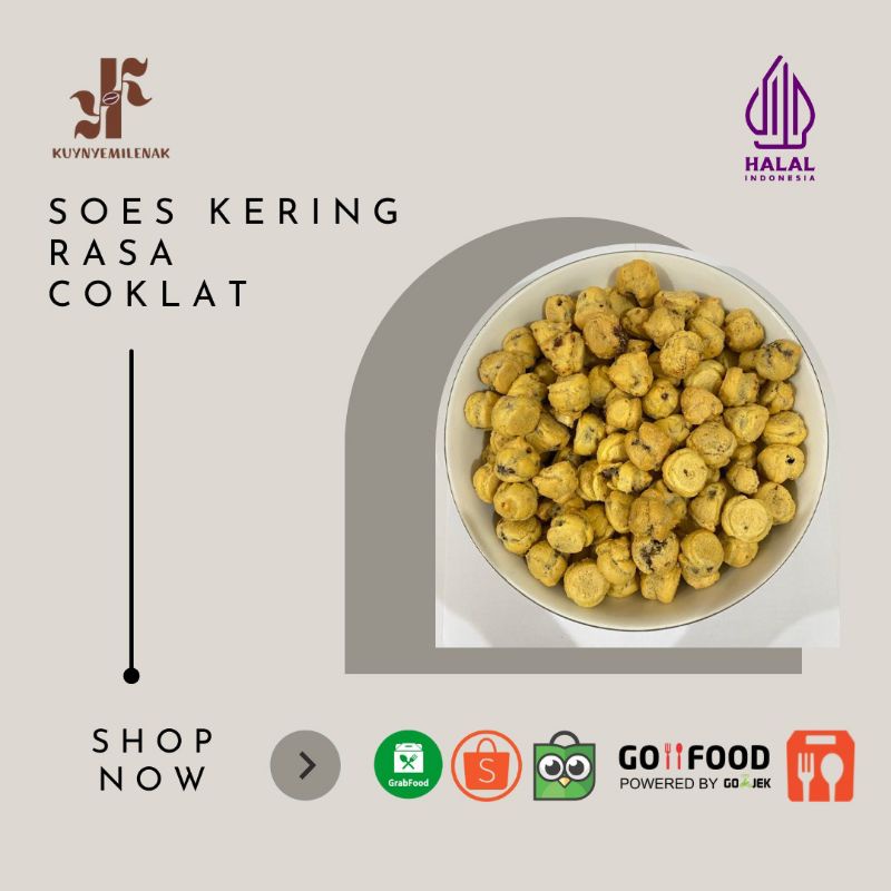 

SOES COKLAT/VANILLA/DOUBLECHOCO KERING HOMEMADE