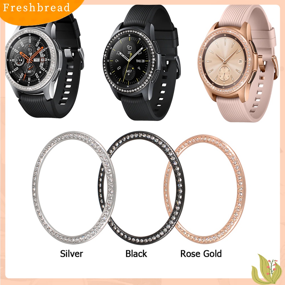 Terlaris Replacement 42mm/46mm Rhinestone Inlaid Bezel Ring for Samsung Galaxy Watch