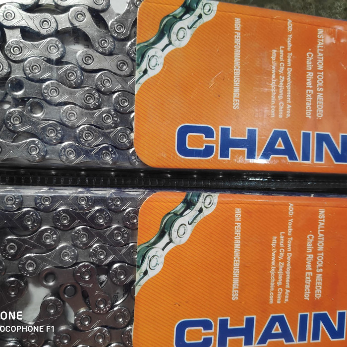 RANTAI SEPEDA 10 SPEED SILVER