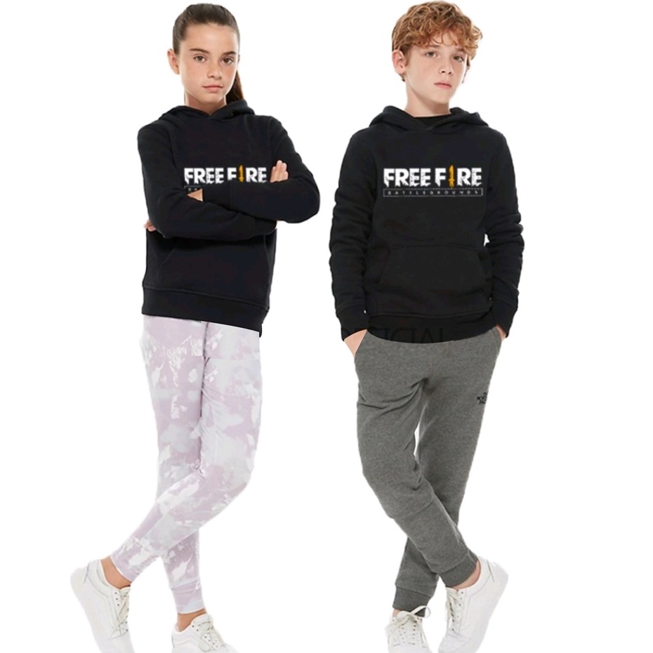 Hoodie Free Fire Evos Anak / Hoodie anak / Jaket ff evos anak / Jaket free fire 2-12 TAHUN