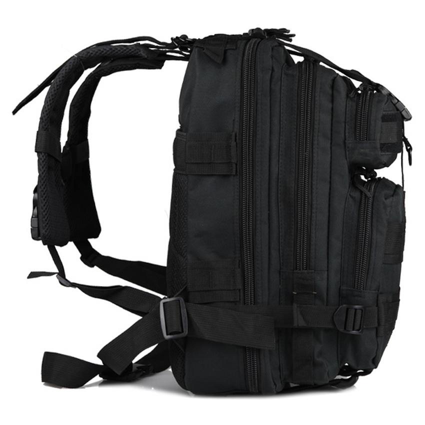 Tas Ransel Desain Militer Army 24L Adventure Outdoor Naik Gunung Tas Ransel Pria Tas - Hitam