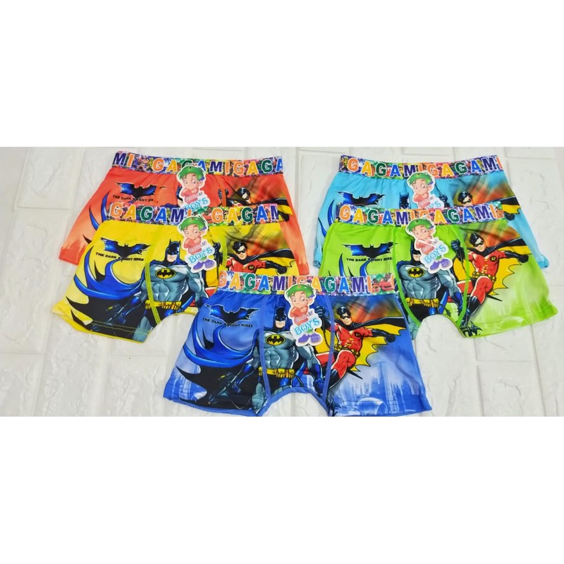 12 PCS BOXER ANAK COWOK MURAH IMPORT GAGAMI LUSINAN