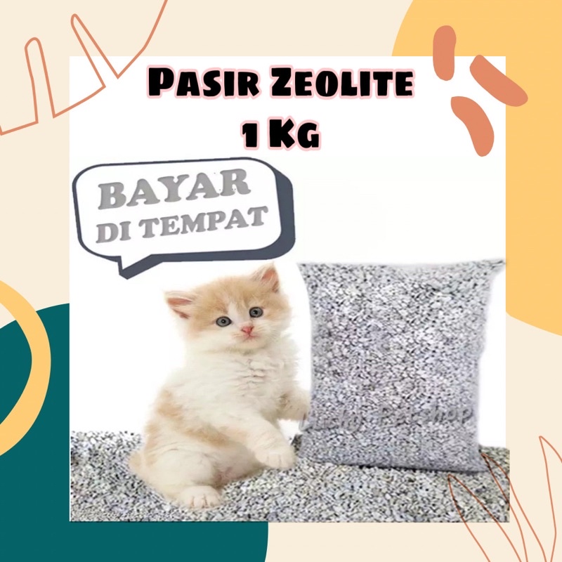 PASIR ZEOLIT / PASIR KUCING 1KG HAMSTER / PASIR HEWAN PELIHARAAN