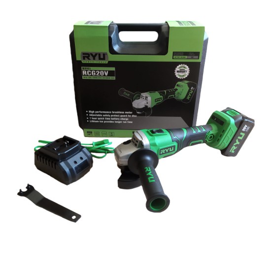 RYU RCG 20V Cordless Grinder / Mesin Gerinda Baterai