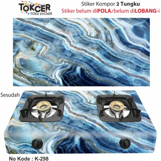  Stiker  Kompor  2 Tungku motif MARMER Shopee  Indonesia