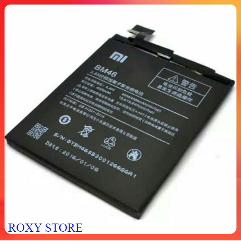 Battery Baterai Batre Xiaomi Redmi Note 3 / Note 3 Pro BM46 Original