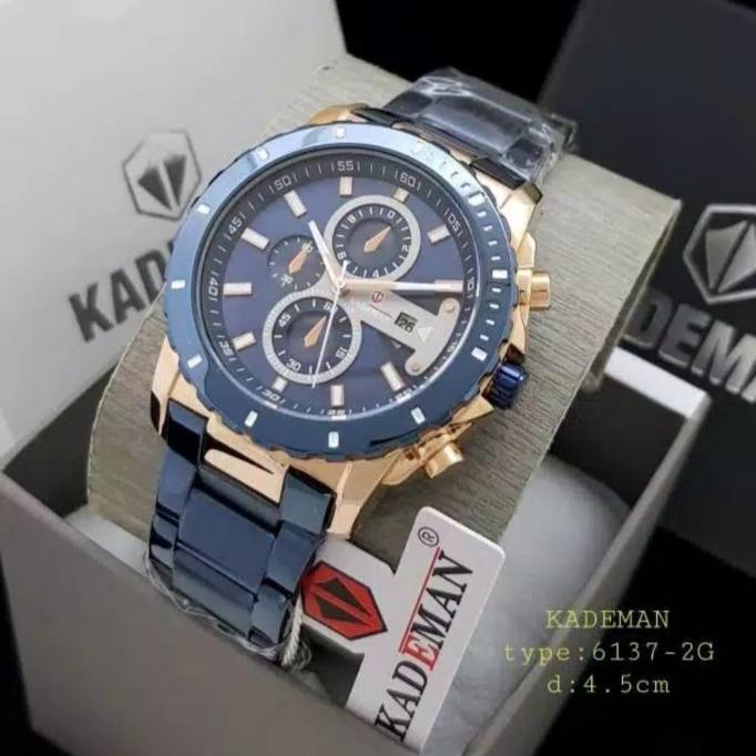 RECOMENDED JAM TANGAN KADEMAN 6137 ORIGINAL PRIA