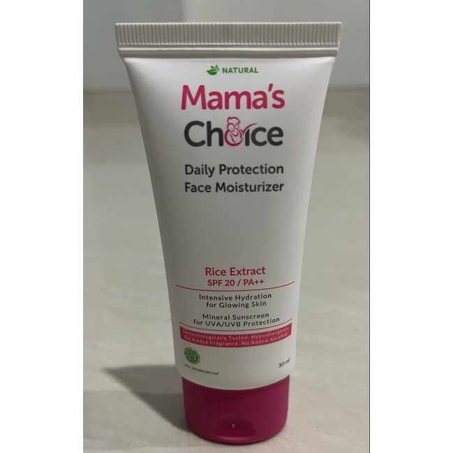 Mama's Choice Daily Protection Face Moisturizer SPF 20 PA++ 30 ml Pelembab Wajah