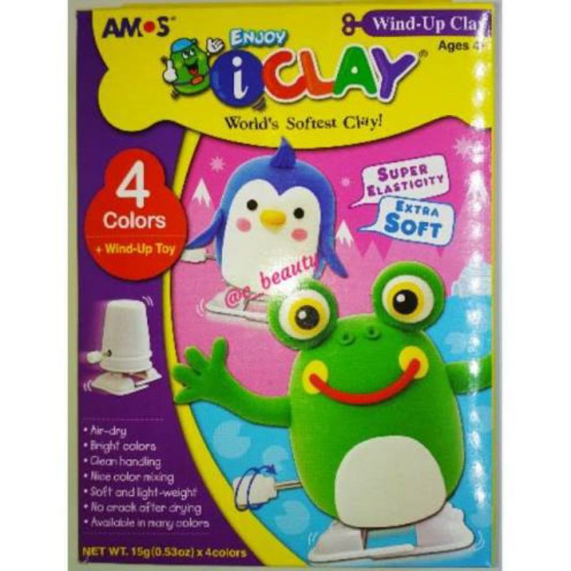 

Amos Iclay 1 paket isi 4 iclay plus wind up toy (MURAH Harga Normal Rp 93.900)